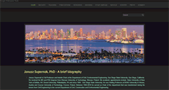 Desktop Screenshot of januszsupernakwebsite.com